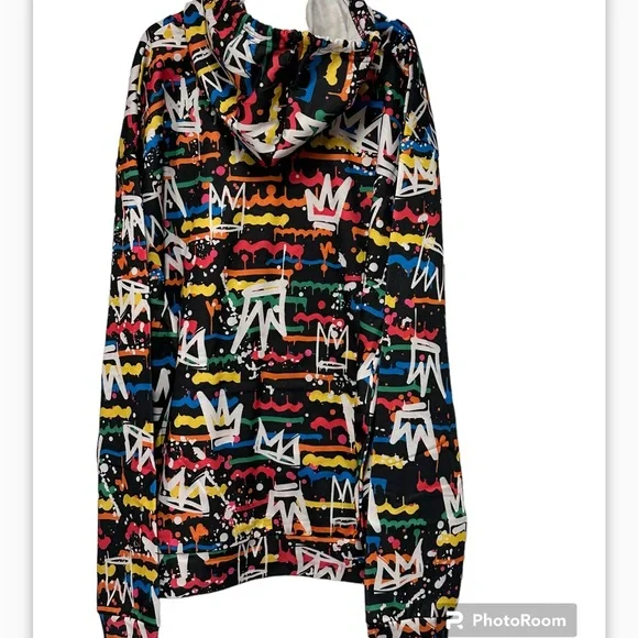 Fresh Prince of Belair  Vintage hoodie Crown Graffiti Mens 3X - Picture 3 of 16